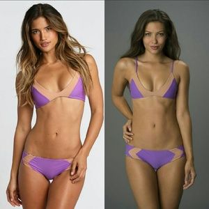 New acacia pupukea shave ice topless bikini top M